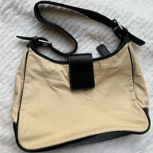 Coach Elegant Black and Cream Women's Bag